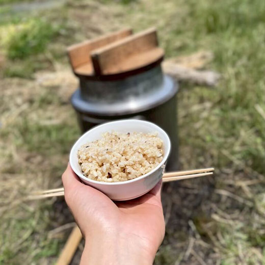 自然栽培玄米 希少品種　高波動米くまみのり 2kg　［2025年産米］