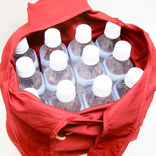 簡単に収納！洗濯機で洗える エコバッグ（ネイビー） ネイビー 約310×250×200(mm)