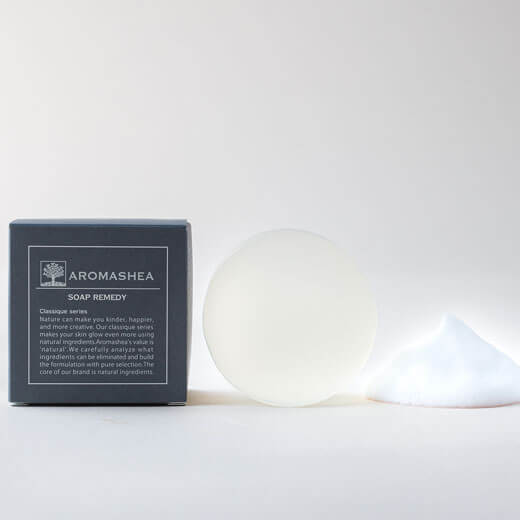 アロマシア ソープと箱と泡