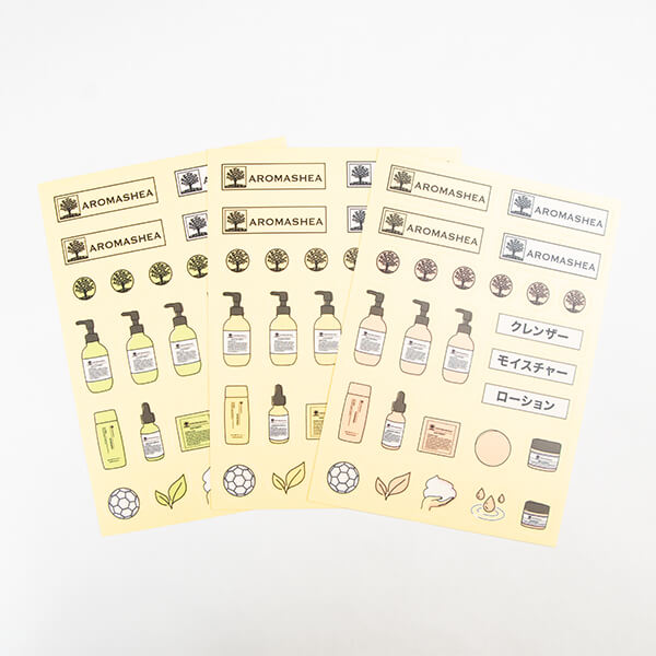 好きな場所に貼れる！アロマシアシール 耐水 3枚セット