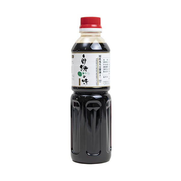 森田醤油　自然の味　有機国産丸大豆しょうゆ（濃口）　500ml　調味料