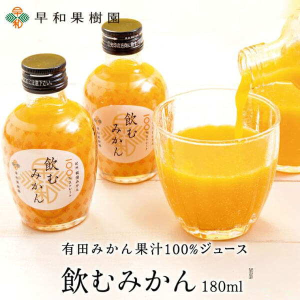 飲むみかん 180ml 100％ストレート