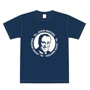 オーガニックコットンTシャツ（ジェイソン氏）[ネイビー]XLサイズ