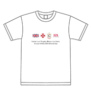 ジェイソン氏メモリアルTシャツ[ホワイト]（Mサイズ）